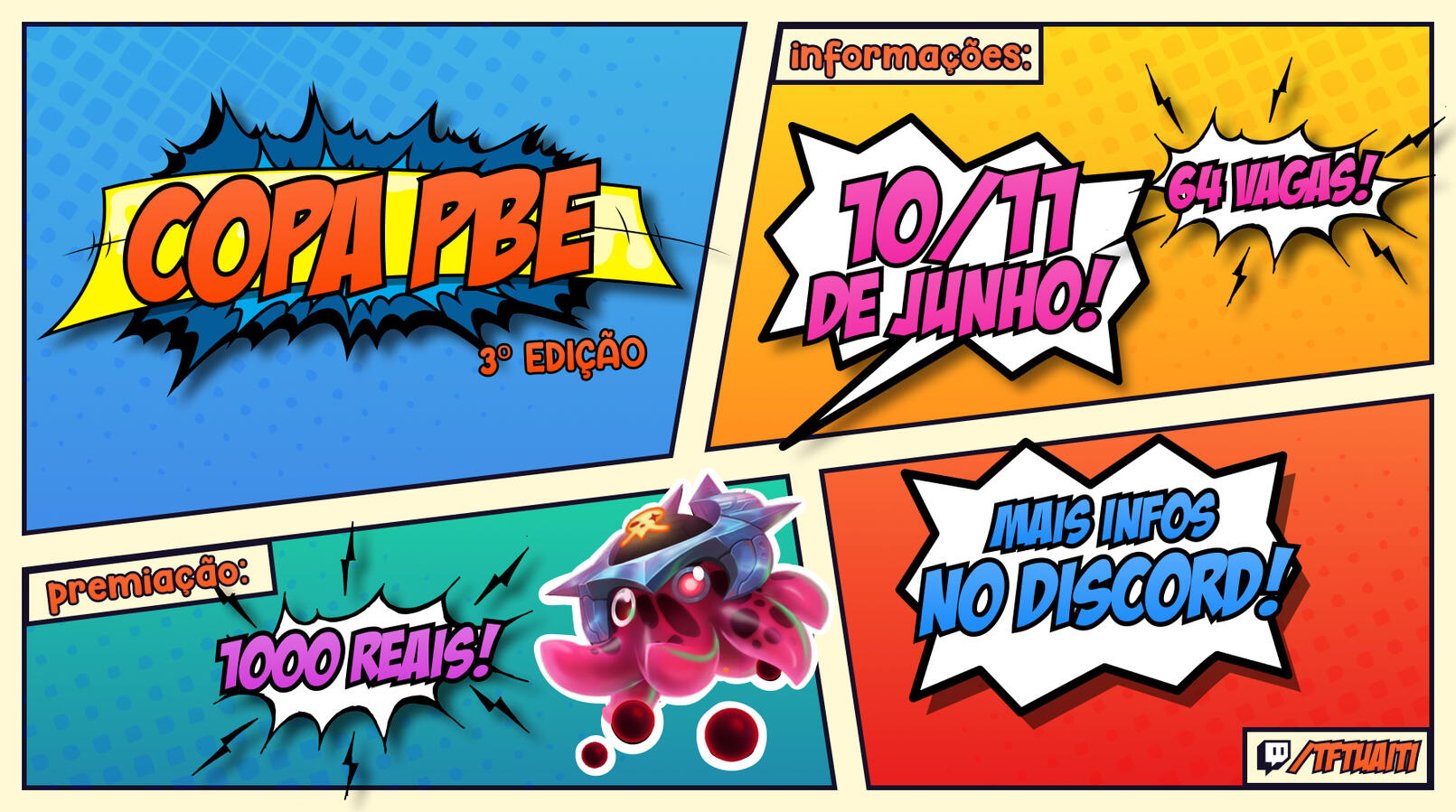 Arte de divulgação - Copa PBE